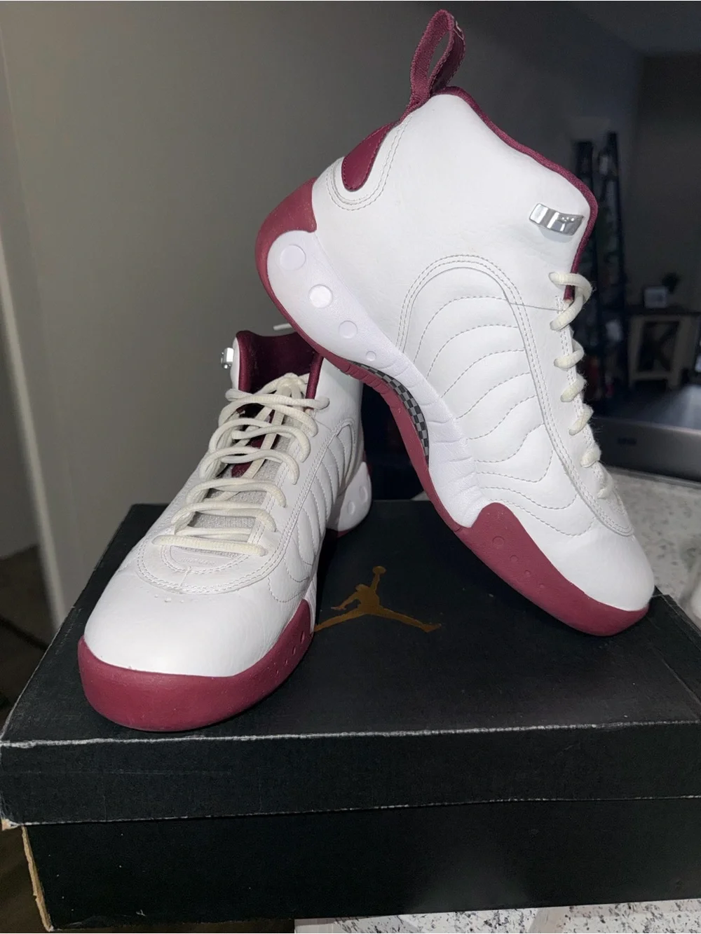 Nike Air Jordan Jumpman Pro Cherrywood White Red Mens 9 Dn3686-103
